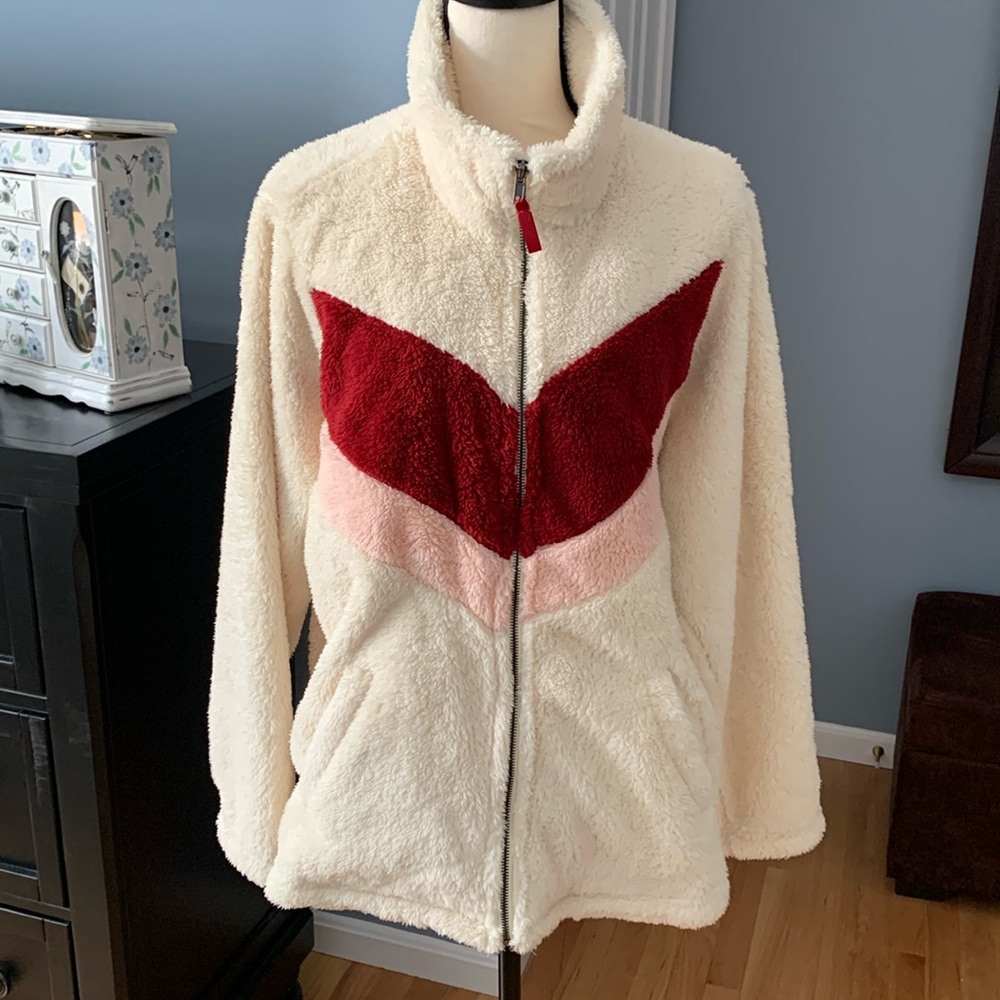 💕TORRID COLORBLOCK TEDDY JACKET💕